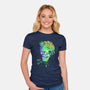 Colorful Martian-womens fitted tee-IKILO