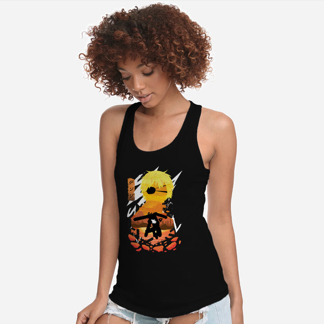 Chainsaws-womens racerback tank-SwensonaDesigns