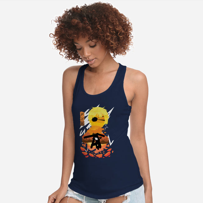 Chainsaws-womens racerback tank-SwensonaDesigns