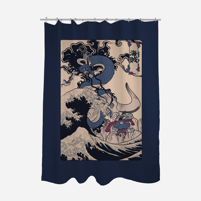 Kaizoku-none polyester shower curtain-Zody
