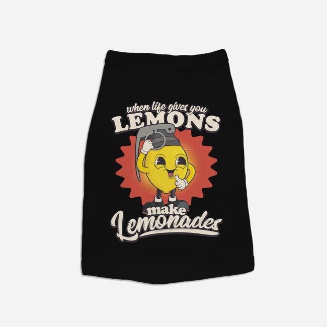 Lemons To Lemonades-dog basic pet tank-RoboMega