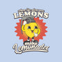 Lemons To Lemonades-none polyester shower curtain-RoboMega