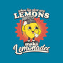 Lemons To Lemonades-none polyester shower curtain-RoboMega