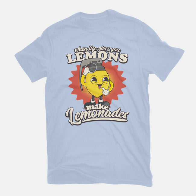 Lemons To Lemonades-mens basic tee-RoboMega