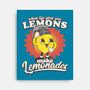 Lemons To Lemonades-none stretched canvas-RoboMega
