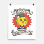 Lemons To Lemonades-none matte poster-RoboMega