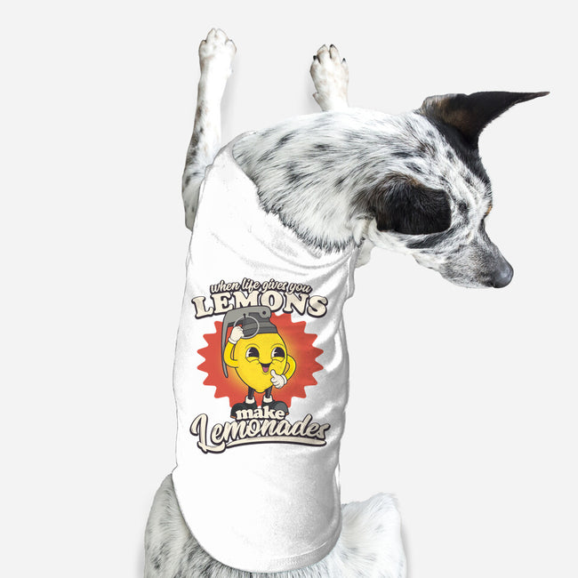 Lemons To Lemonades-dog basic pet tank-RoboMega