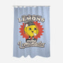 Lemons To Lemonades-none polyester shower curtain-RoboMega