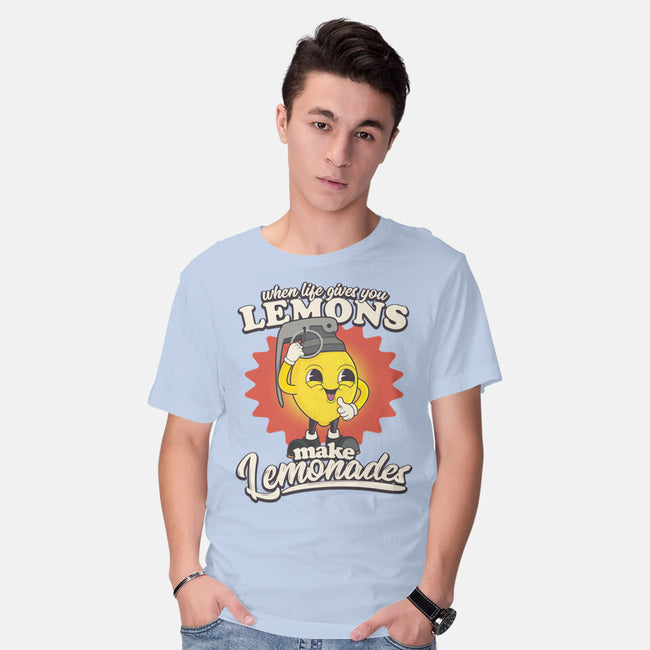 Lemons To Lemonades-mens basic tee-RoboMega