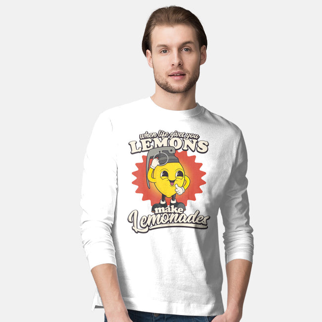 Lemons To Lemonades-mens long sleeved tee-RoboMega