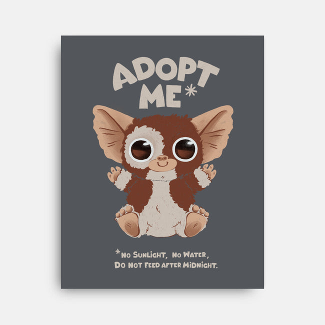 Adopt Me-none stretched canvas-ricolaa