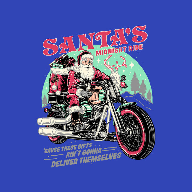 Santa's Midnight Ride-none stretched canvas-momma_gorilla