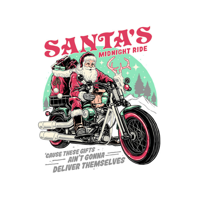 Santa's Midnight Ride-none stretched canvas-momma_gorilla
