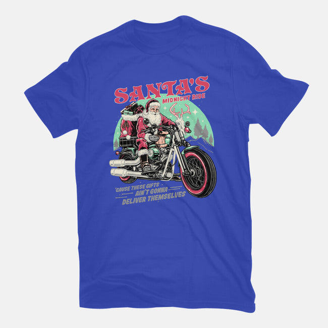 Santa's Midnight Ride-womens fitted tee-momma_gorilla