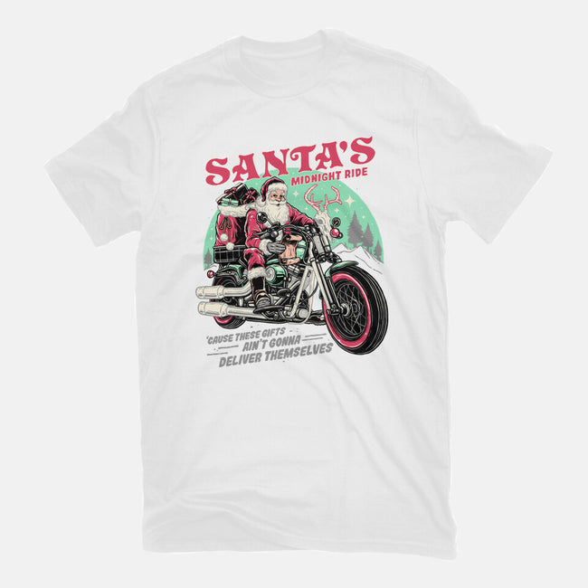 Santa's Midnight Ride-womens fitted tee-momma_gorilla