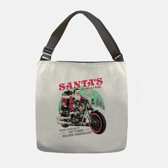 Santa's Midnight Ride-none adjustable tote bag-momma_gorilla