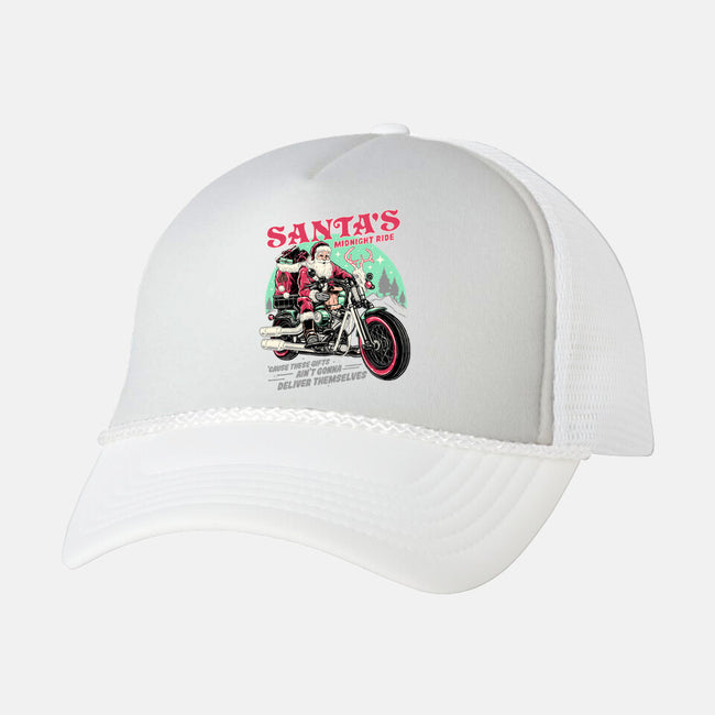 Santa's Midnight Ride-unisex trucker hat-momma_gorilla