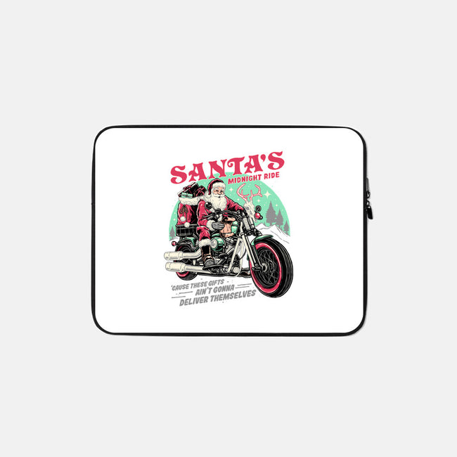 Santa's Midnight Ride-none zippered laptop sleeve-momma_gorilla