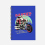 Santa's Midnight Ride-none dot grid notebook-momma_gorilla