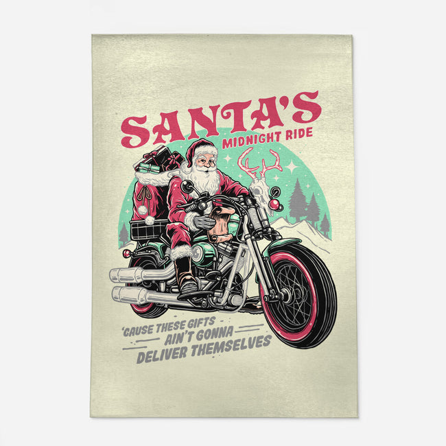 Santa's Midnight Ride-none indoor rug-momma_gorilla