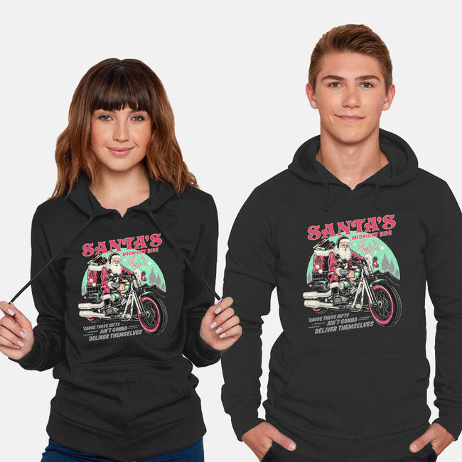 Santa's Midnight Ride-unisex pullover sweatshirt-momma_gorilla