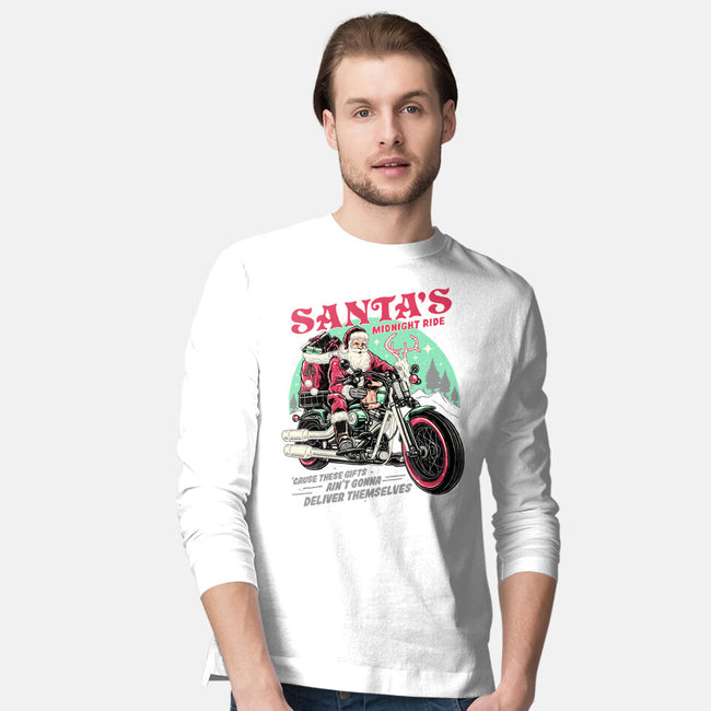 Santa's Midnight Ride-mens long sleeved tee-momma_gorilla