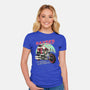 Santa's Midnight Ride-womens fitted tee-momma_gorilla