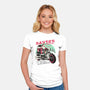 Santa's Midnight Ride-womens fitted tee-momma_gorilla