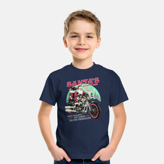 Santa's Midnight Ride-youth basic tee-momma_gorilla