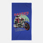 Santa's Midnight Ride-none beach towel-momma_gorilla