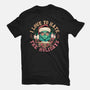 Love To Hate The Holidays-womens fitted tee-momma_gorilla