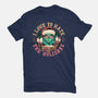 Love To Hate The Holidays-womens fitted tee-momma_gorilla