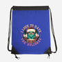 Love To Hate The Holidays-none drawstring bag-momma_gorilla