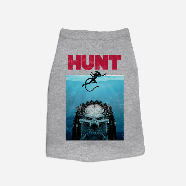 Hunt-dog basic pet tank-clingcling