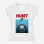 Hunt-womens v-neck tee-clingcling