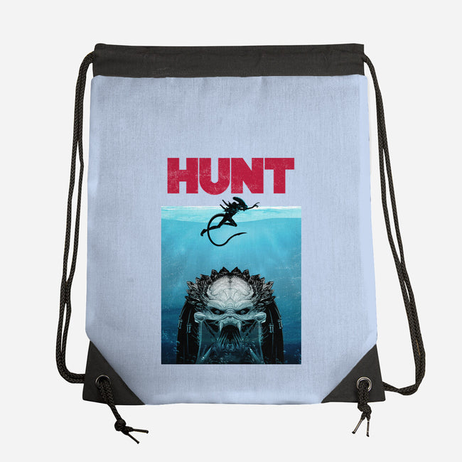 Hunt-none drawstring bag-clingcling