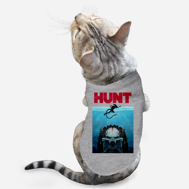Hunt-cat basic pet tank-clingcling