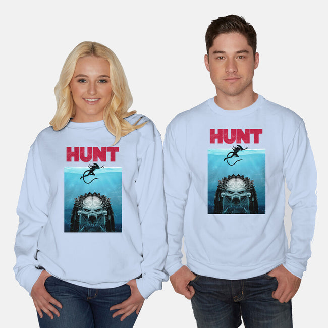 Hunt-unisex crew neck sweatshirt-clingcling