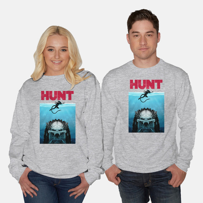 Hunt-unisex crew neck sweatshirt-clingcling