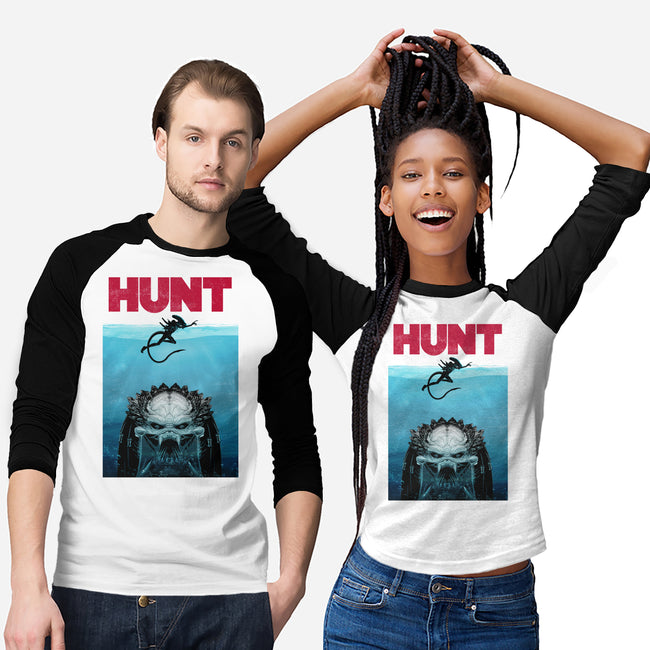 Hunt-unisex baseball tee-clingcling