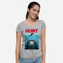 Hunt-womens v-neck tee-clingcling