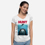 Hunt-womens v-neck tee-clingcling