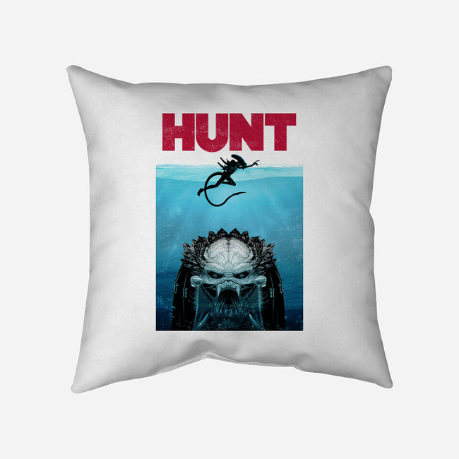 Hunt-none removable cover w insert throw pillow-clingcling