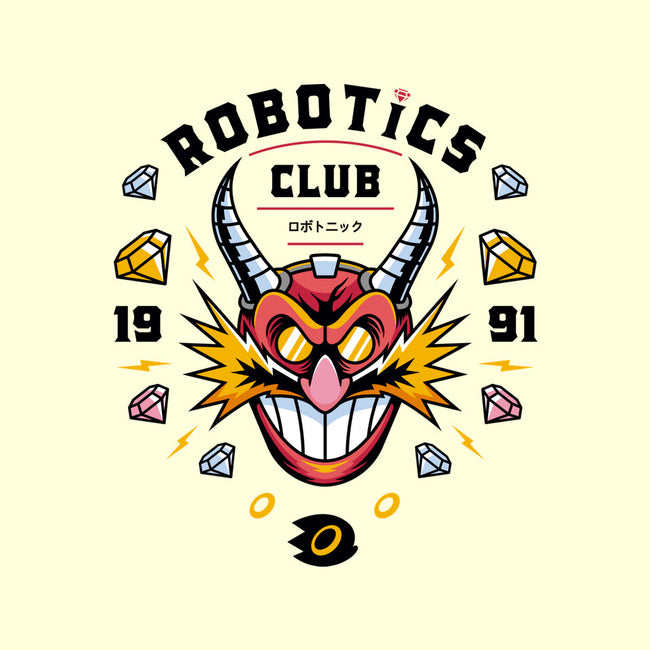 Robotics Club-none polyester shower curtain-Logozaste
