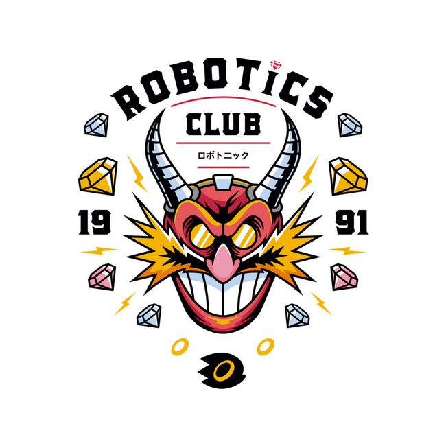Robotics Club-none removable cover w insert throw pillow-Logozaste