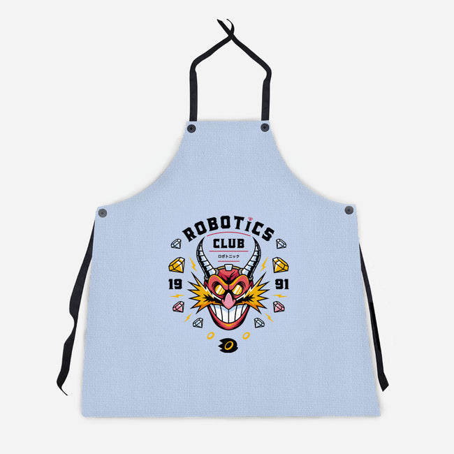 Robotics Club-unisex kitchen apron-Logozaste