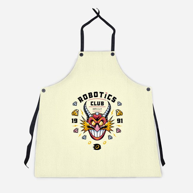 Robotics Club-unisex kitchen apron-Logozaste