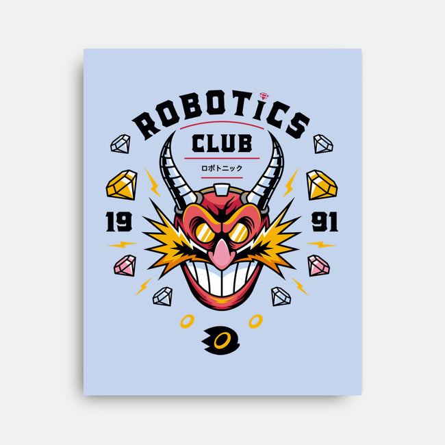 Robotics Club-none stretched canvas-Logozaste