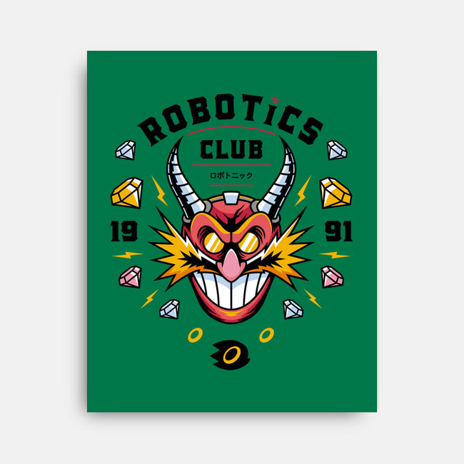 Robotics Club-none stretched canvas-Logozaste