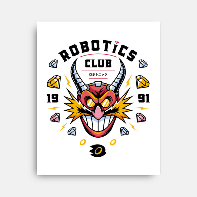 Robotics Club-none stretched canvas-Logozaste